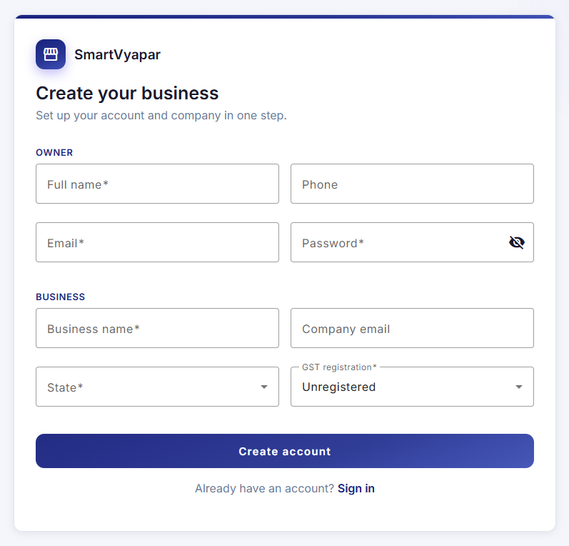 Generated Tax Invoice PDF